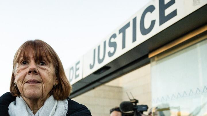 Gisèle Pelicot leaves the Avignon courthouse after hearing the defence's final plea at the trial of her former partner Dominique Pelicot, in Avignon, on December 16, 2024.