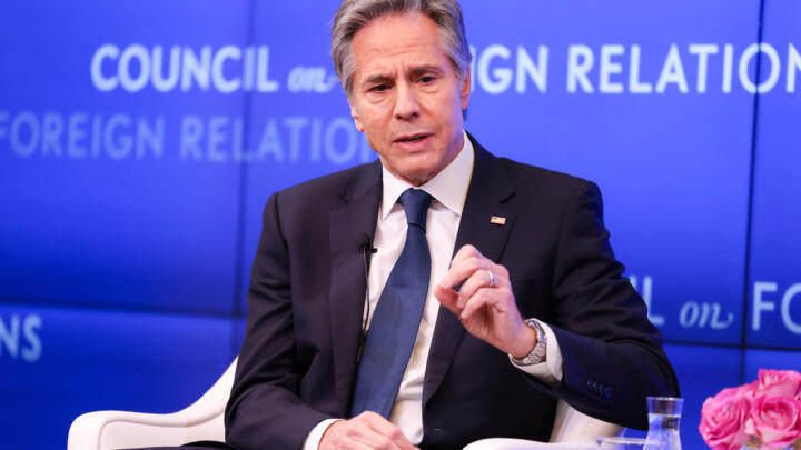 US Secretary of State Antony Blinken speaks at the Council on Foreign Relations in New York on December 18, 2024.