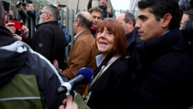 Gisèle Pelicot and her lawyer Stephane Babonneau arrive at the courthouse in Avignon on December 19, 2024.