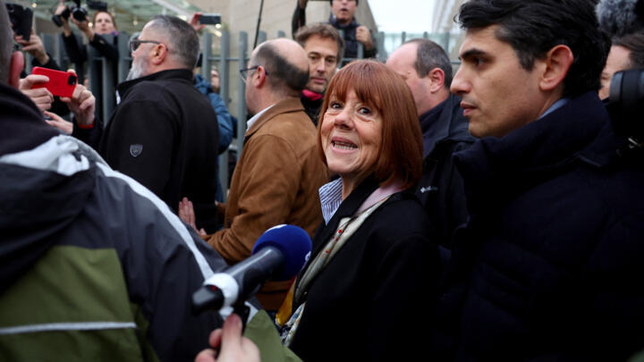 Gisèle Pelicot and her lawyer Stephane Babonneau arrive at the courthouse in Avignon on December 19, 2024.
