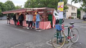 Le marché de Champagne-sur-Seine en Seine-et-Marne, le 21 juin 2024.