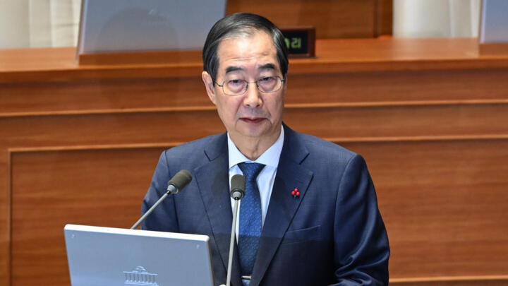 Le Premier ministre sud-coréen, Han Duck-soo, à l'Assemblée nationale à Séoul, le 11 décembre 2024.