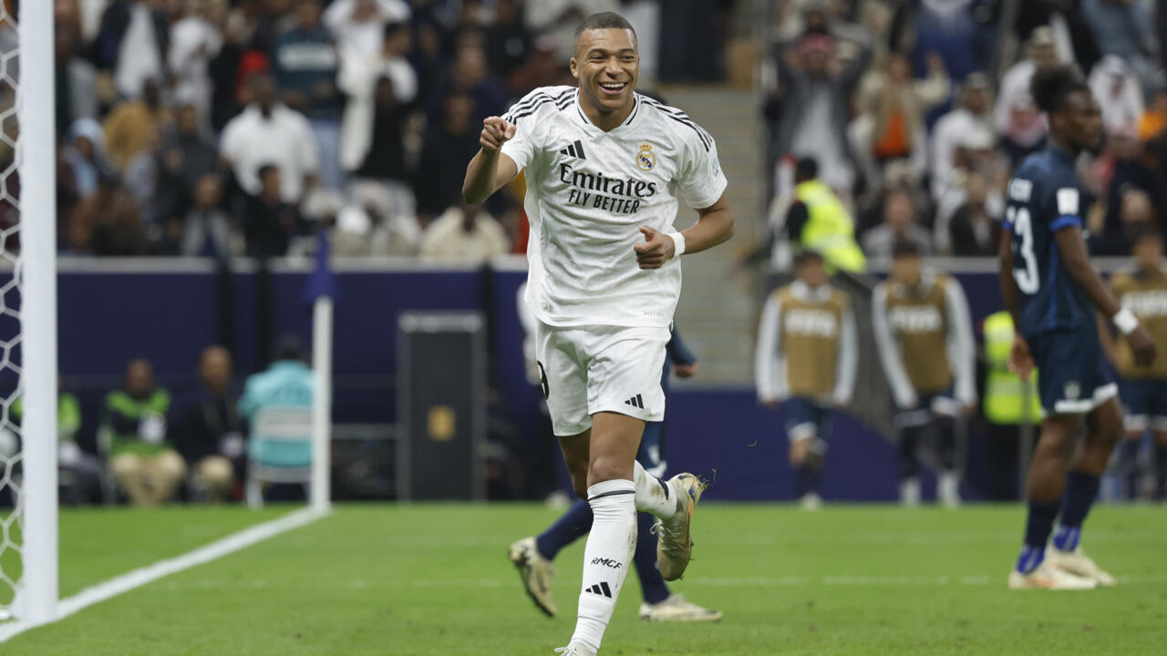 Kylian Mbappe scored the opening goal as Real Madrid swept aside Pachuca in the Intercontinental Cup final.