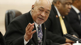 Suriname's President Desi Bouterse remains confident his party will hold onto power in upcoming parliamentary elections