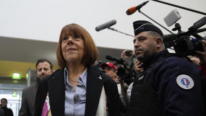Gisèle Pelicot arrives at the courthouse in Avignon, southern France, on December 19, 2024.