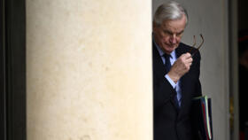 French Prime Minister Michel Barnier at the Élysée presidential  palace in Paris on November 27, 2024.