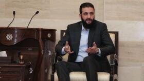 Abu Mohammed al-Joulani, the leader of the HTC Islamist group, who now goes by his real name, Ahmad al-Sharaa, in an interview with FRANCE 24, December 16, 2024.