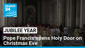 Pope Francis opens Holy Door on Christmas Eve to launch Jubilee year