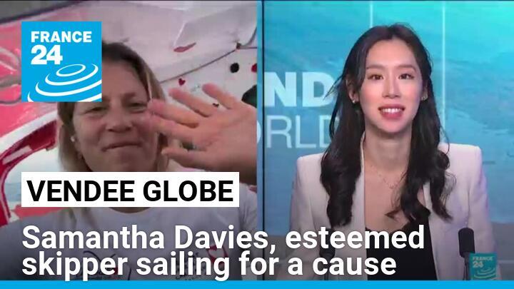 Vendee Globe: the esteemed sailor Samantha Davies also raises money for children with heart diseases