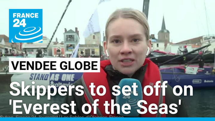 'Everest of the Seas': Skippers to set off on Vendée Globe solo round-the-world race